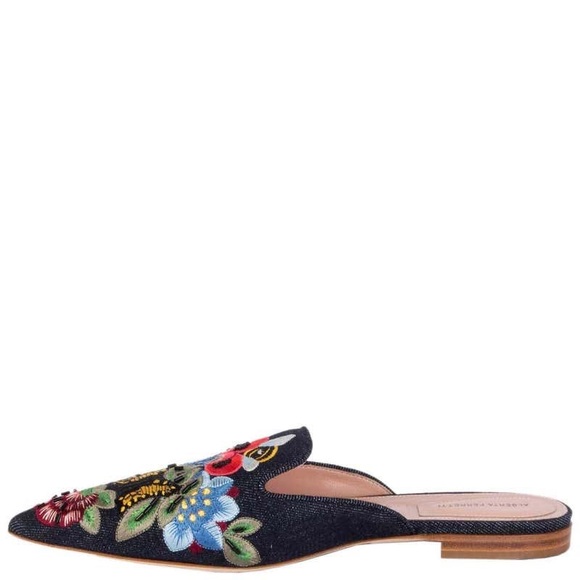ALBERTA FERRETTI - EU37 - NWT - Floral embroidered Mules - Picture 4 of 6